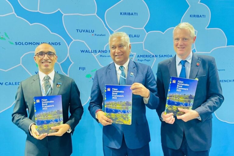 Fijian Sustainable Development Bond Framework launched at COP27