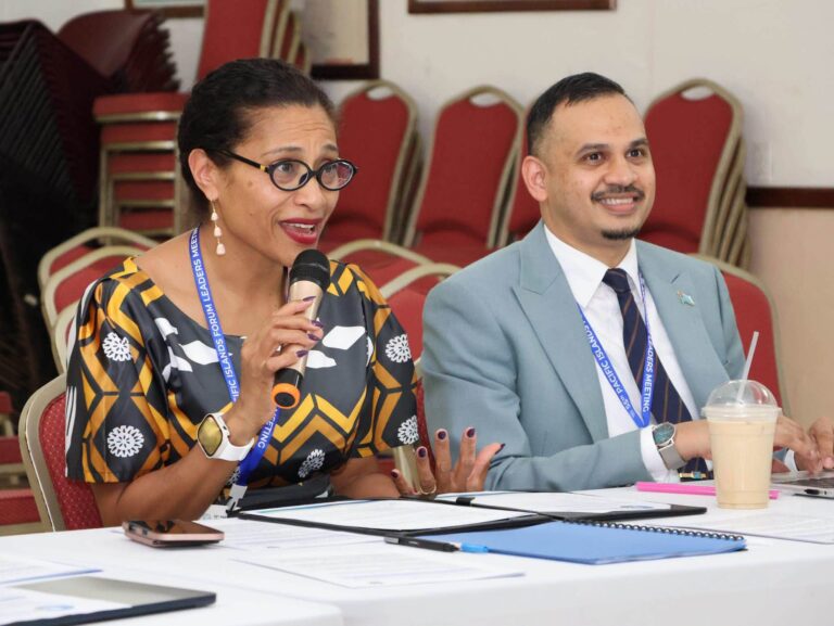 Tabuya Chairs Pacific SIDS Meeting In Palau
