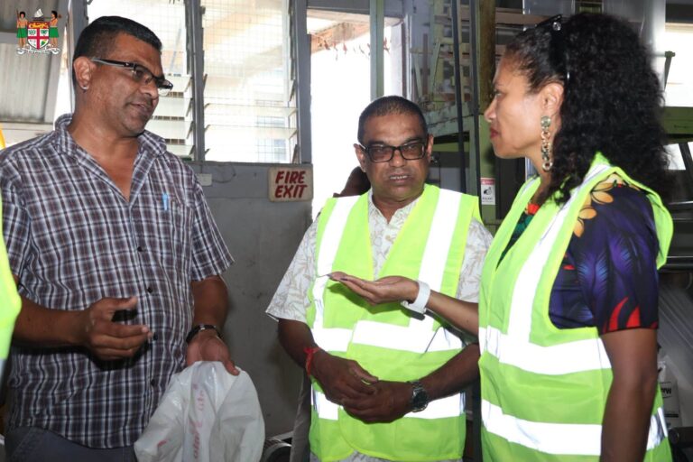 Minister Tabuya Visits Recycling Facility in the North